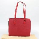 LOUIS VUITTON Epi Duplex Tote Bag Red M52427 LV Auth 193121V-12