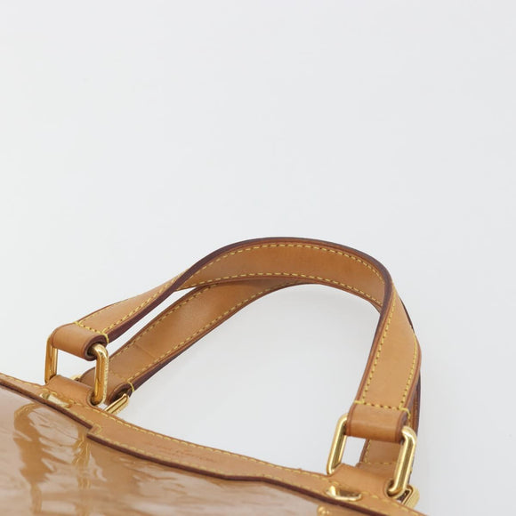 LOUIS VUITTON Monogram Vernis Blair MM Bag 2way Rose Velours M91588 Auth 193122