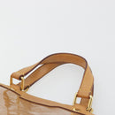 LOUIS VUITTON Monogram Vernis Blair MM Bag 2way Rose Velours M91588 Auth 193122-14