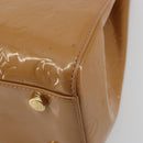 LOUIS VUITTON Monogram Vernis Blair MM Bag 2way Rose Velours M91588 Auth 193122-18