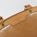LOUIS VUITTON Monogram Vernis Blair MM Bag 2way Rose Velours M91588 Auth 193122-20