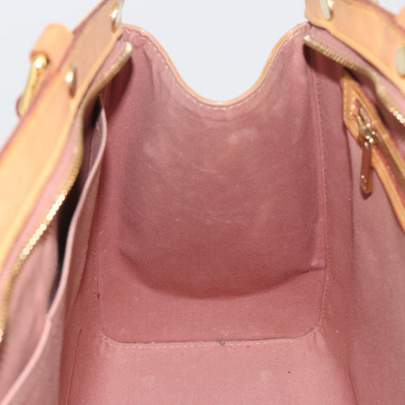 LOUIS VUITTON Monogram Vernis Blair MM Bag 2way Rose Velours M91588 Auth 193122