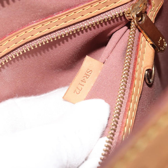 LOUIS VUITTON Monogram Vernis Blair MM Bag 2way Rose Velours M91588 Auth 193122