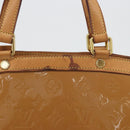 LOUIS VUITTON Monogram Vernis Blair MM Bag 2way Rose Velours M91588 Auth 193122-4