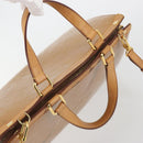 LOUIS VUITTON Monogram Vernis Blair MM Bag 2way Rose Velours M91588 Auth 193122-8