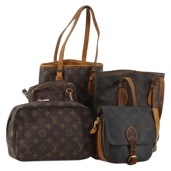 LOUIS VUITTON Monogram Tote Bag 5 Set LV Auth 193123