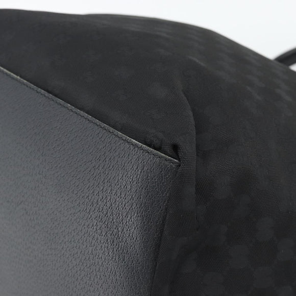 GUCCI GG Canvas Web Sherry Line Tote Bag Nylon Black 131231 Auth 193124A