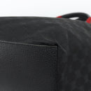 GUCCI GG Canvas Web Sherry Line Tote Bag Nylon Black 131231 Auth 193124A-15