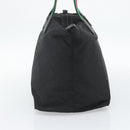 GUCCI GG Canvas Web Sherry Line Tote Bag Nylon Black 131231 Auth 193124A-4
