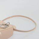 Christian Dior Lady Dior Canage Large Bag Patent leather 2way Pink Auth 193127-10