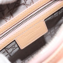Christian Dior Lady Dior Canage Large Bag Patent leather 2way Pink Auth 193127-18