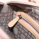 Christian Dior Lady Dior Canage Large Bag Patent leather 2way Pink Auth 193127-22