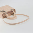 Christian Dior Lady Dior Canage Large Bag Patent leather 2way Pink Auth 193127-9