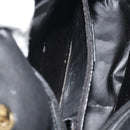 GUCCI Bamboo Hand Bag Leather Black Gold 000 2865 0575 Auth 193128-21