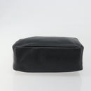GUCCI Bamboo Hand Bag Leather Black Gold 000 2865 0575 Auth 193128-5