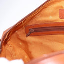 MCM Logogram Vicetos Boston Bag PVC Leather Brown Gold Auth 193130-20