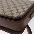 GUCCI GG Supreme Shoulder Bag PVC Beige Gold Auth 193131-16