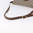 GUCCI GG Supreme Shoulder Bag PVC Beige Gold Auth 193131-7