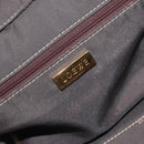 LOEWE Amazona 28 Hand Bag Leather Silver Gold Auth 193132V-20