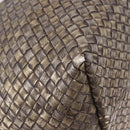 BOTTEGA VENETA INTRECCIATO Cabas MM Tote Bag Leather Gold 115664 Auth 193133SAM-9