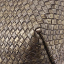 BOTTEGA VENETA INTRECCIATO Cabas MM Tote Bag Leather Gold 115664 Auth 193133SAM-15