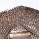 BOTTEGA VENETA INTRECCIATO Cabas MM Tote Bag Leather Gold 115664 Auth 193133SAM-18