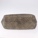 BOTTEGA VENETA INTRECCIATO Cabas MM Tote Bag Leather Gold 115664 Auth 193133SAM-5