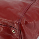 GUCCI Soho Hand Bag Patent leather Red Gold 282309 Auth 193134-15
