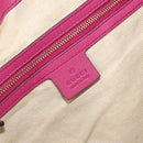 GUCCI Soho Hand Bag Patent leather Red Gold 282309 Auth 193134-17