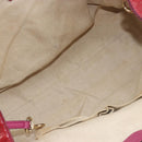 GUCCI Soho Hand Bag Patent leather Red Gold 282309 Auth 193134-11