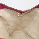 GUCCI Soho Hand Bag Patent leather Red Gold 282309 Auth 193134-18