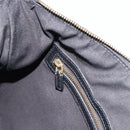 GUCCI Interlocking G Shoulder Bag Leather Black Gold 121546 Auth 193135V-22