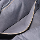 GUCCI Interlocking G Shoulder Bag Leather Black Gold 121546 Auth 193135V-23