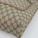 GUCCI GG Supreme Web Sherry Line Tote Bag PVC Beige 39 02 003 Auth 193140-9