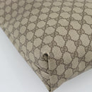 GUCCI GG Supreme Web Sherry Line Tote Bag PVC Beige 39 02 003 Auth 193140-16