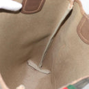 GUCCI GG Supreme Web Sherry Line Tote Bag PVC Beige 39 02 003 Auth 193140-19