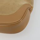 GUCCI Jackie Shoulder Bag Suede Beige Silver 001 3735 Auth 193141A-15