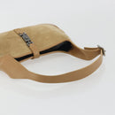 GUCCI Jackie Shoulder Bag Suede Beige Silver 001 3735 Auth 193141A-7