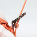 FENDI Mamma Baguette Shoulder Bag Cotton jersey Orange Silver Auth 193143-17