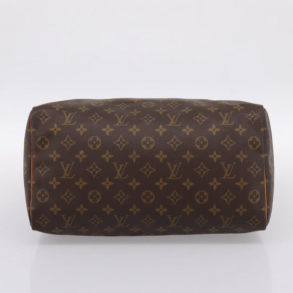 LOUIS VUITTON Monogram Speedy 35 Hand Bag M41524 LV Auth 193145V