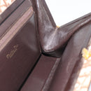 Christian Dior Trotter Canvas Shoulder Bag Beige Gold Auth 193146-17