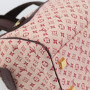 LOUIS VUITTON Monogram Mini Josephine GM Hand Bag Red M92213 LV Auth 193147A-16