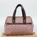 LOUIS VUITTON Monogram Mini Josephine GM Hand Bag Red M92213 LV Auth 193147A-12