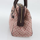 LOUIS VUITTON Monogram Mini Josephine GM Hand Bag Red M92213 LV Auth 193147A-3