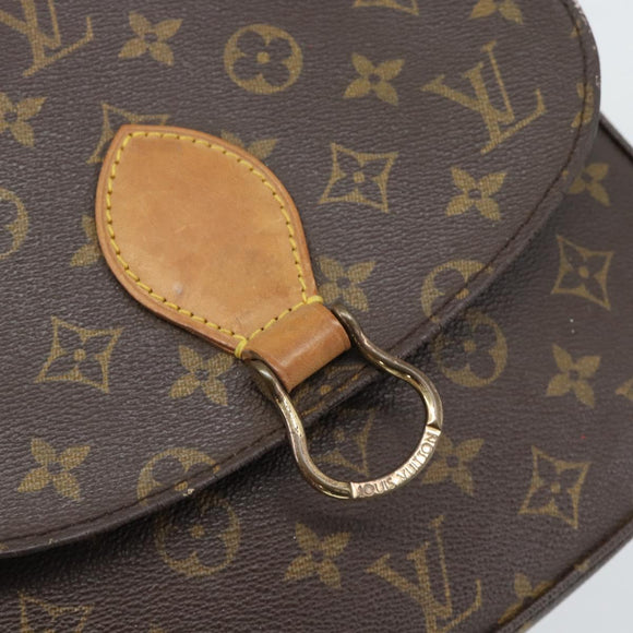 LOUIS VUITTON Monogram Saint Cloud GM Shoulder Bag M51242 LV Auth 193153