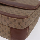 GUCCI Micro GG Supreme Shoulder Bag PVC Beige Gold Auth 193154-14