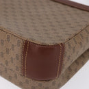 GUCCI Micro GG Supreme Shoulder Bag PVC Beige Gold Auth 193154-16