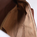 GUCCI Micro GG Supreme Shoulder Bag PVC Beige Gold Auth 193154-19
