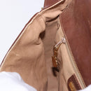 GUCCI Micro GG Supreme Shoulder Bag PVC Beige Gold Auth 193154-20