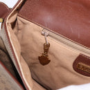 GUCCI Micro GG Supreme Shoulder Bag PVC Beige Gold Auth 193154-21